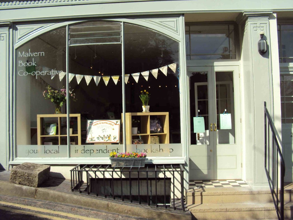 The shop front in the sunshine